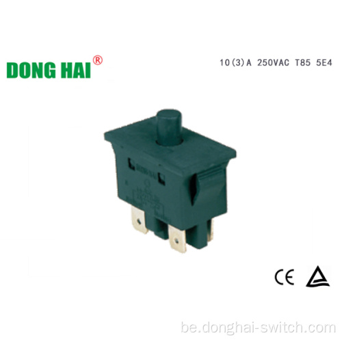 Чорны націскны пераключальнік ВКЛ. ВЫКЛ